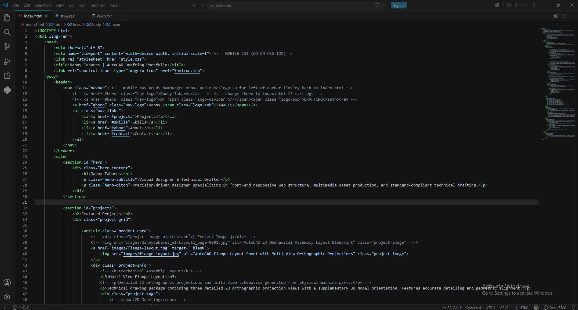 Computer screen displaying code in a dark-themed editor with syntax highlighting.