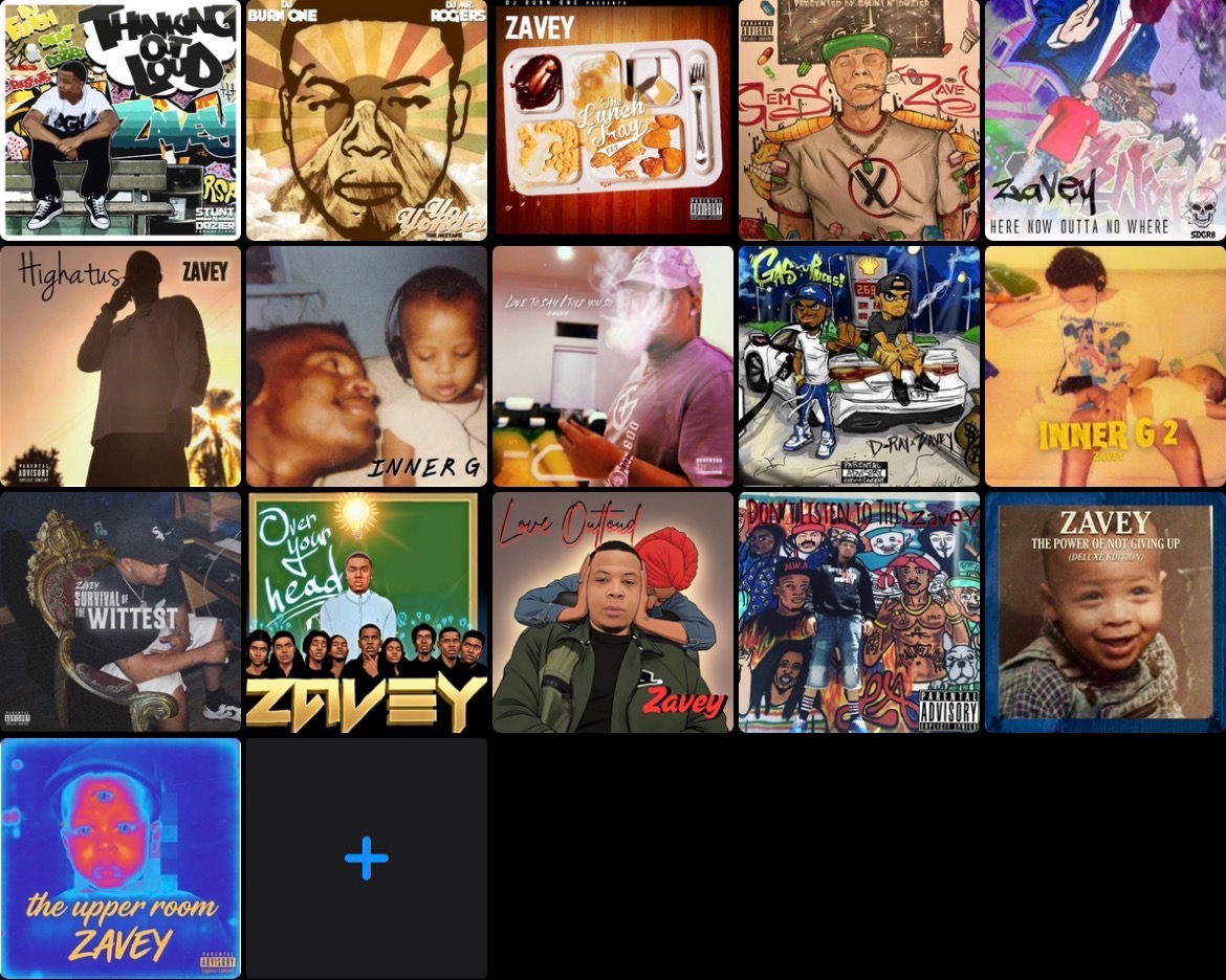 Collage of various photos including children, adults, artwork, and group images, with some text and colorful backgrounds.