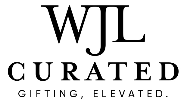 WJL Curated logo with tagline Gifting, Elevated.
