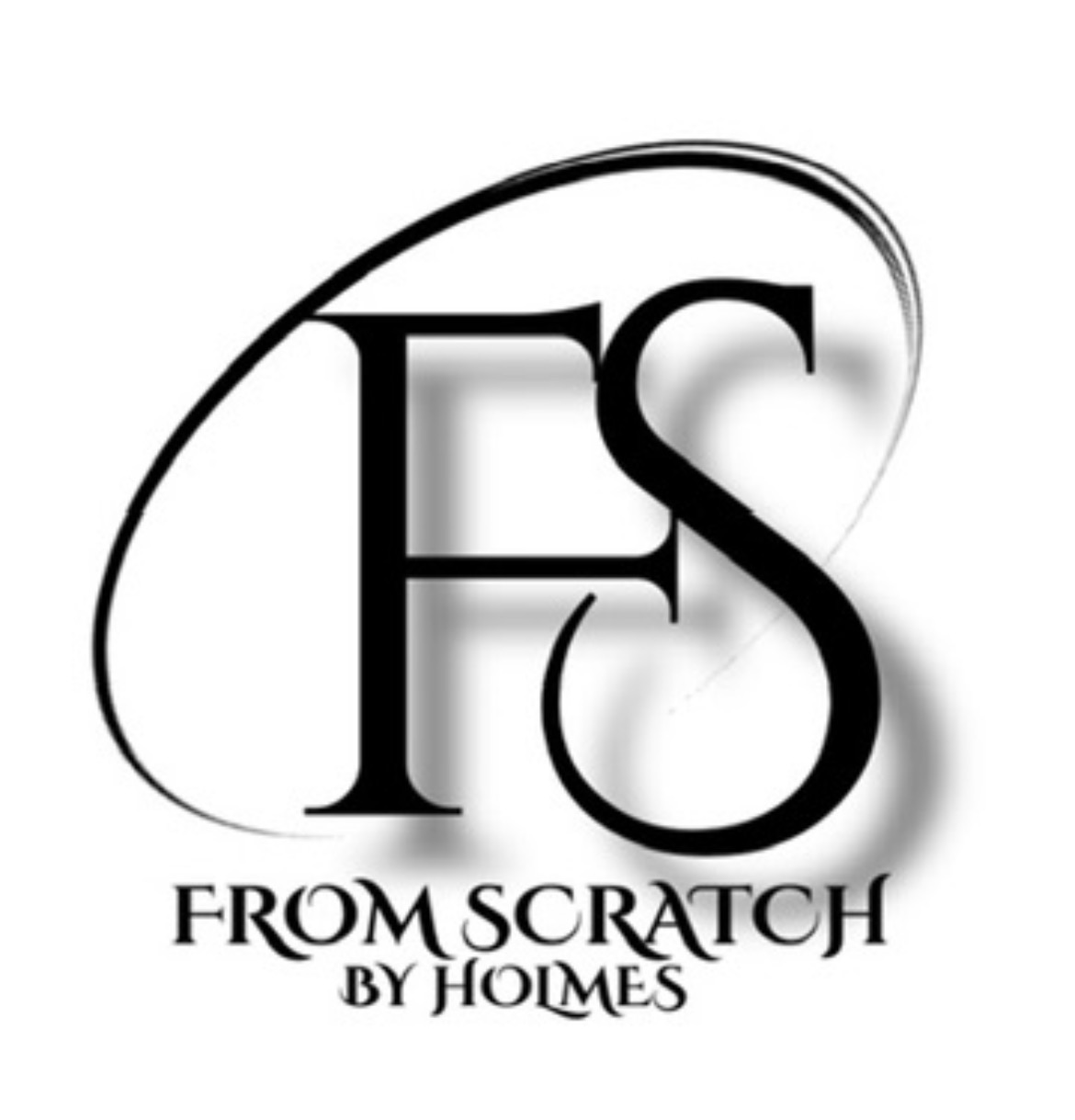 Logo with stylized letters 'F' and 'S' and text 'From Scratch by Holmes'.